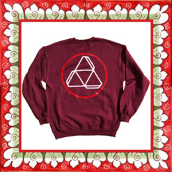 LOGO - MAROON CREWNECK